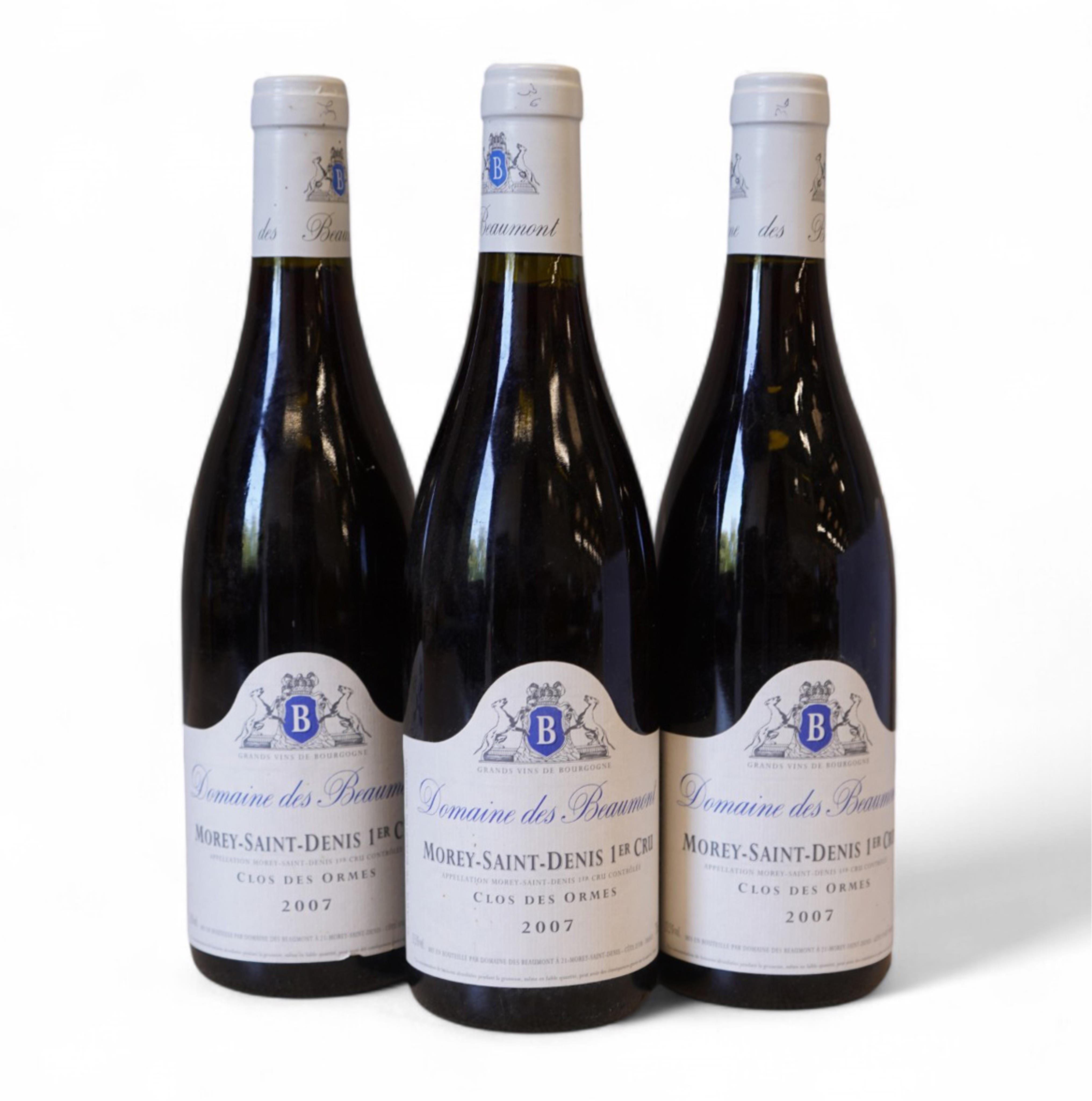 Domaine des Beaumont, Clos des Ormes, 2007